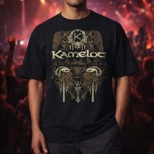 2/$30 Kamelot‎ T-Shirt Men M Here's To The Fall 2015 Progressive Metal Rock Band